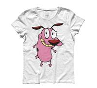 T-shirt donna LEONE CANE FIFONE 2 Courage the Cowardly Dog Scooby-Doo