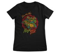 T-Shirt Donna Licenziata Tartarughe Ninja Alla Pizza