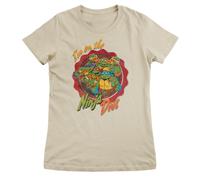 T-Shirt Donna Licenziata Tartarughe Ninja Alla Pizza