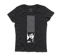 T-shirt donna Like a rolling testo folk country rock & roll