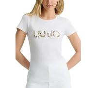 T-Shirt Donna Liu Jo Bianco/Animalier Verde ES25LJ22 VA5154 JS003 M