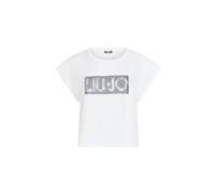 T-Shirt Donna Liu Jo Bianco/Strass ES25LJ17 VA5151 JS923 L