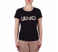 LIU JO VA5154JS003 T- Shirt Basica m/c, Nero-Anim. M9330, M