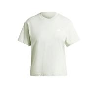 T-shirt donna manica corta Adidas Essential Small Logo JH3700 verde chiaro