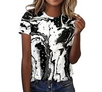 T Shirt Donna Manica Corta Leggera Oversize Girocollo Comoda T Shirt Estive Firmate Casual Elegante Tee Top Moda Cotone Taglie Forti Tee Bluse Manica Corta Basic Curvy Larghe Maglia