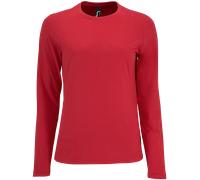 T-Shirt Donna Manica Lunga In Cotone SOL'S Imperial Collo A Giro