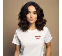 T-Shirt Donna Maniche Corte EDIZIONE LIMITATA CUORE Colore Bianco