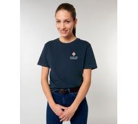 T-Shirt Donna Maniche Corte JE SUIS UNE PRINCESSE COEUR Colore Blu Marino