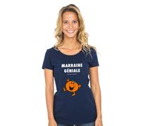 T-Shirt Donna Maniche Corte LA PIÙ GENIALE DELLE MARRAINE 2