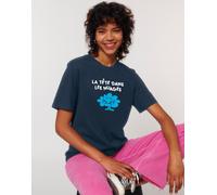 T-Shirt Donna Maniche Corte LA TESTA NELLE NUVOLE 2 Colore Blu Marino