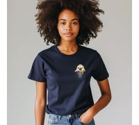 T-Shirt Donna Maniche Corte POCKET SLOTH Colore Blu Marino
