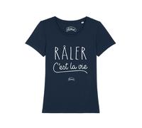 T-Shirt Donna Maniche Corte RALER C'È LA VITA Colore Blu Marino