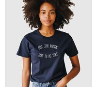 T-Shirt Donna Maniche Corte SOIT J'AI RAISON SOIT TU AS TORT