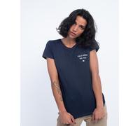 T-Shirt Donna Maniche Corte TELLE MÈRE TEL FILS CŒUR Colore Blu Marino