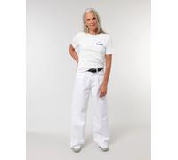 T-Shirt Donna Maniche Corte WE ARE FAMILY CUORE Colore Bianco