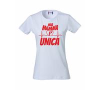 T-Shirt Donna Mia Mamma E' Unica Festa Della Mamma Magliette Simpatiche PS 28870
