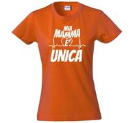 T-Shirt Donna Mia Mamma E' Unica Festa Della Mamma Magliette Simpatiche PS 28870
