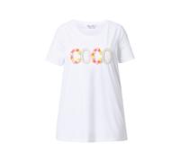 T-shirt donna MIAMODA taglie forti linea A applicazione COCO 840105