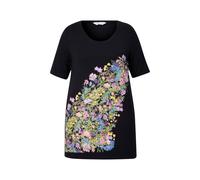 T-shirt donna MIAMODA taglie forti linea A fantasia floreale 838782