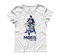 T-shirt donna MODS a way of life Pete Townshend vespa the Who Baba o'riley targe