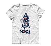 T-shirt donna MODS a way of life Pete Townshend vespa the Who Baba o'riley targe
