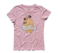 T-Shirt Donna Muttley 1 And Dick Dastardly - Races Shirt - Linea Classic - 100% Cotone 185 gr/mq Shirt - Linea Classic - 100% Cotone 185 gr/mq (L, Rosa)