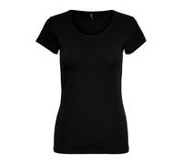 T-shirt donna Only maniche corte Live love life Girocollo Noir XL