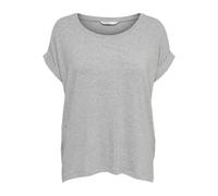 T-shirt donna Only Moster maniche corte Girocollo Gris XL