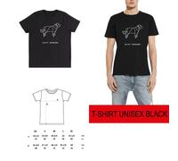 T-shirt DONNA ORIGAMI DOG SAINT BERNARD cane DSHIRT DESIGNEDSHIRT SAN BERNARDO