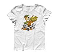 T-SHIRT donna orso YOGHI bear YOGI Bubu Boo Boo RANGER SMITH JELLYSTONE cartoons