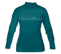 T-shirt donna PADDLEBOARDING PETROL lycra manica lunga - taglia: M