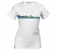T-shirt donna PADDLEBOARDING WHITE lycra manica corta - taglia: L