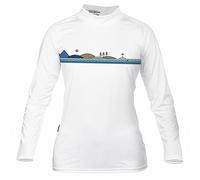 T-shirt donna PADDLEBOARDING WHITE lycra manica lunga - taglia: M