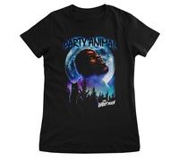 T-Shirt Donna Party Animal Licenziato Universal Monsters - Il Lupo Mannaro