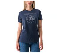 T-shirt Castelli Sarto manica corta blu scuro donna - M