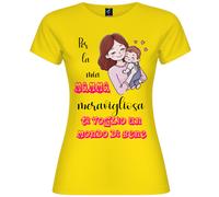 T-shirt donna “Per la mia mamma meravigliosa” | Ti voglio un mondo di bene