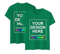 T-Shirt Donna Personalizzabile con Foto E Scritta T-Shirt Stampa Fronte Retro Progetta La Tua Maglietta Design Unico E Originale Tee Top Fare T Shirt Regalo Maglia Donna Manica Corta