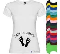 T-shirt Donna Premaman Personalizzata Baby on Board