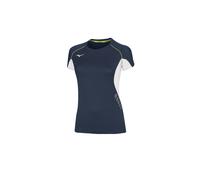 T-shirt donna premium Mizuno JPN Bleu S