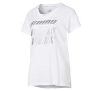 T-Shirt donna Puma Modern Sports Graphic Tee 855615-53 bianco argento maglietta