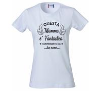 T-Shirt Donna Questa Mamma E' fantastica Confermato Da -Tuo Nome - PS 28870-A003