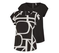 T-Shirt Donna Regular Fit ONLVIC 2er Pack Girocollo Corta Camicetta Top Estate