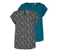 T-Shirt Donna Regular Fit ONLVIC 2er Pack Girocollo Corta Camicetta Top Estate