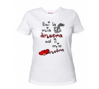 t-shirt donna scritta sei la mia ancora idea regalo san valentino amore cuore