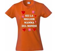 T-shirt Donna Sei La Mamma Migliore Del Mondo Festa Della Mamma PS 28870-001