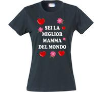 T-shirt Donna Sei La Mamma Migliore Del Mondo Festa Della Mamma PS 28870-001