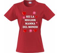 T-shirt Donna Sei La Mamma Migliore Del Mondo Festa Della Mamma PS 28870-001