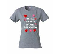 T-shirt Donna Sei La Mamma Migliore Del Mondo Festa Della Mamma PS 28870-001
