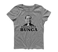 T-shirt donna Silvio Berlusconi BUNGA BUNGA Caso escort per non dimenticare