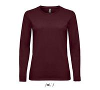 T-shirt donna Sol's Imperial Lsl Rouge 2XL